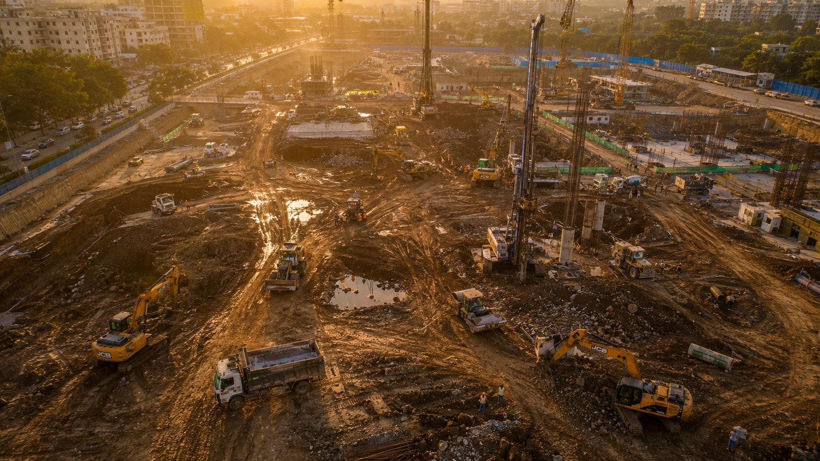 Dhareshwar Enterprises construction equipment fleet